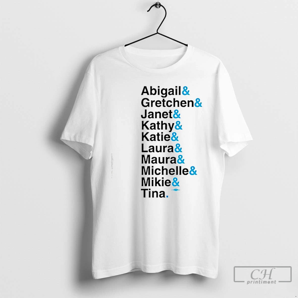Premium Abigail And Gretchen And Janet And Kathy And Tina T-Shirts, Hoodie, Sweatshirt | PrintMintTees.com