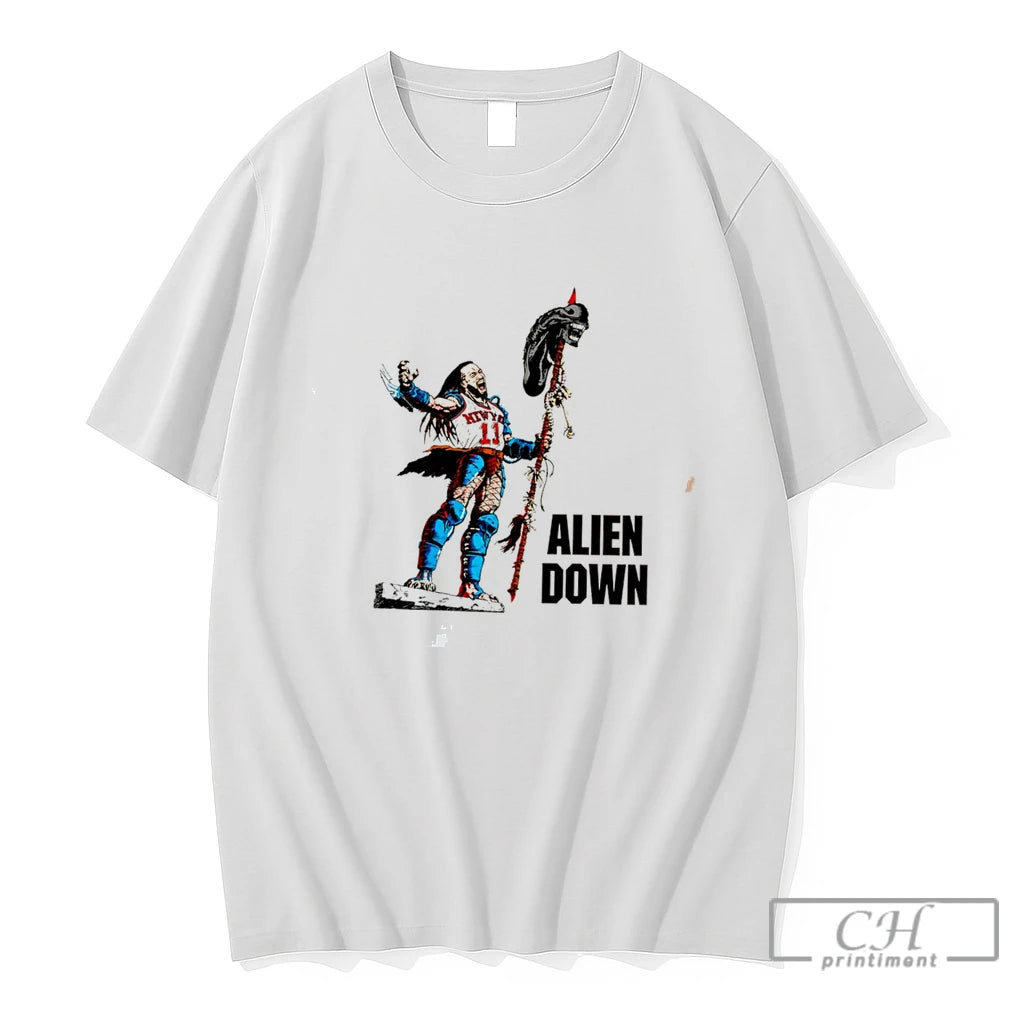 Premium Alien Down Jalen Brunson New York Knicks Tee