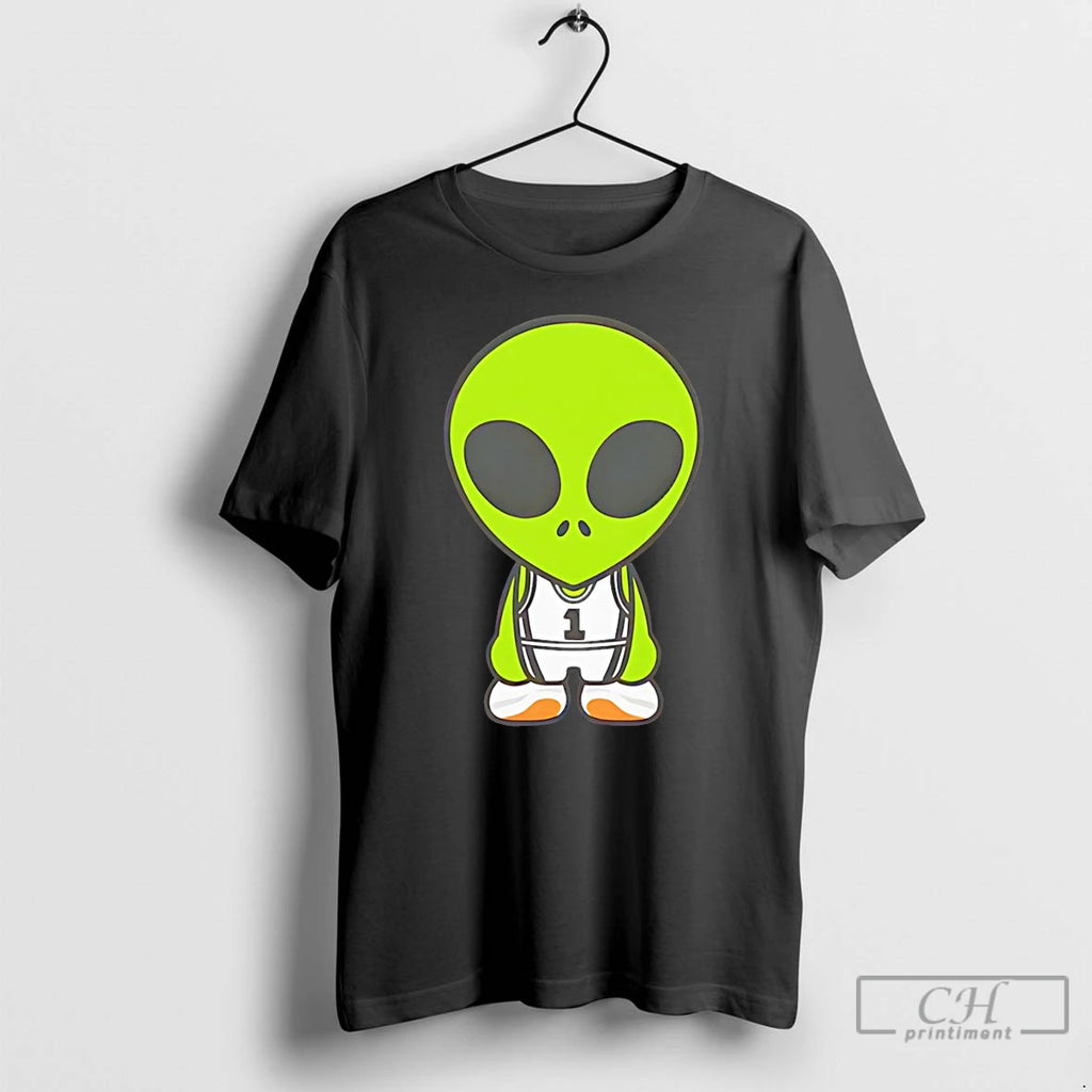 Premium Alien Ufo X Victor Wembanyama 1 San Antonio Spurs Basketball Nba 2026 T Shirts