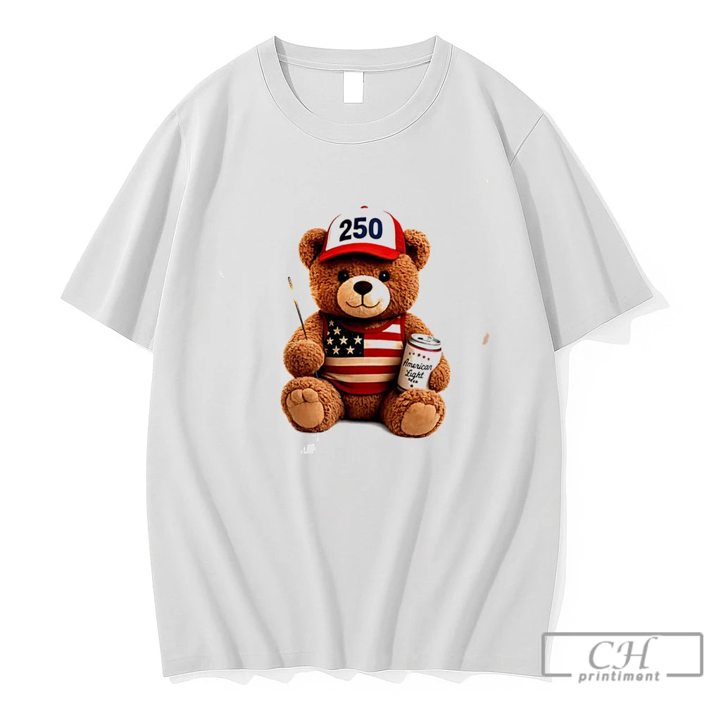 Premium American Bear Ready To Celebrate 250 Years Of The Usa Tee T Shirts Sweater