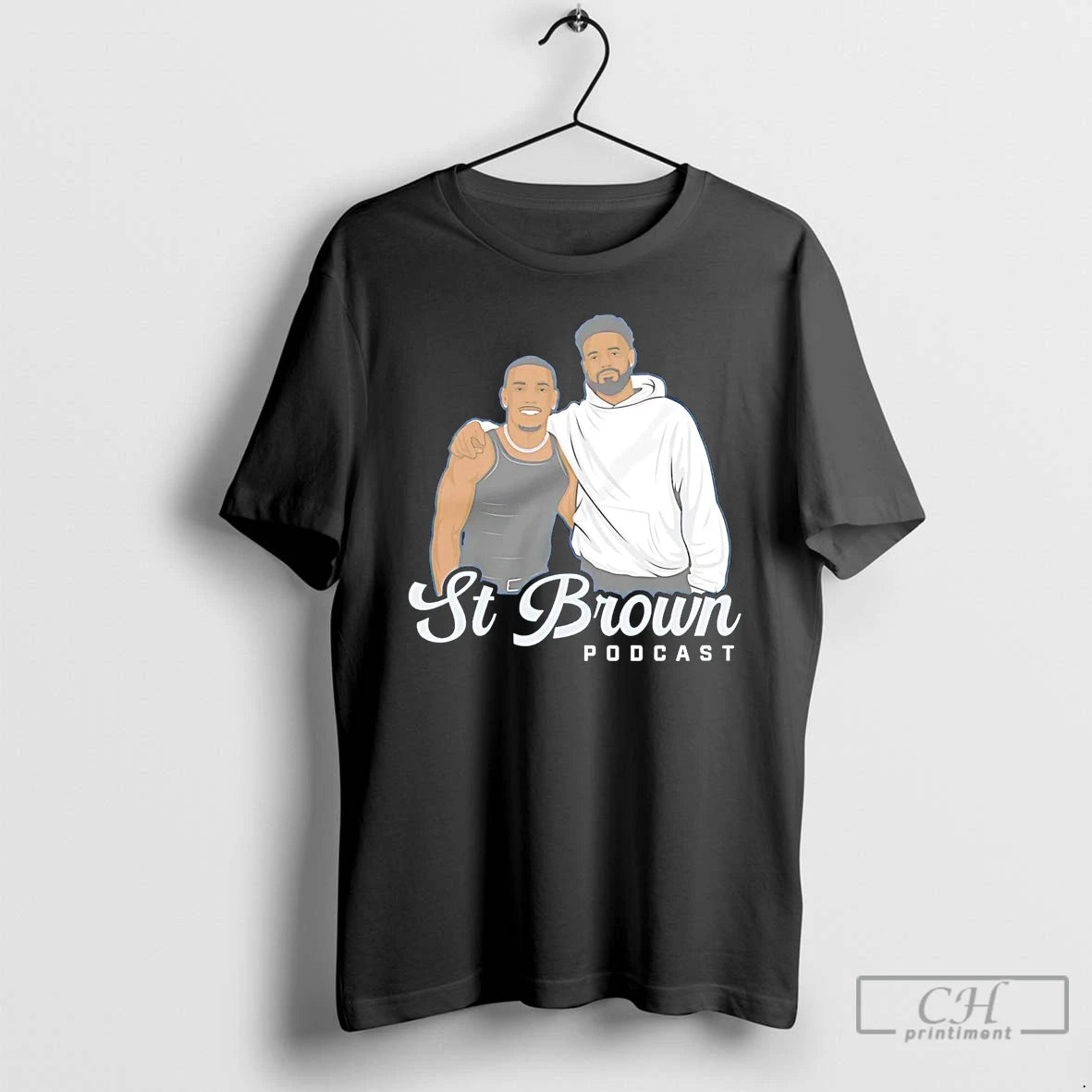 Premium Amon Ra And Equanimeous St Brown Podcast T-Shirts, Hoodie, Sweatshirt | PrintMintTees.com