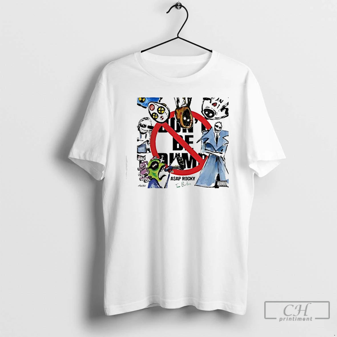 Premium Asap Rocky Dont Be Dumb Album Cover T-Shirts, Hoodie, Sweatshirt | PrintMintTees.com