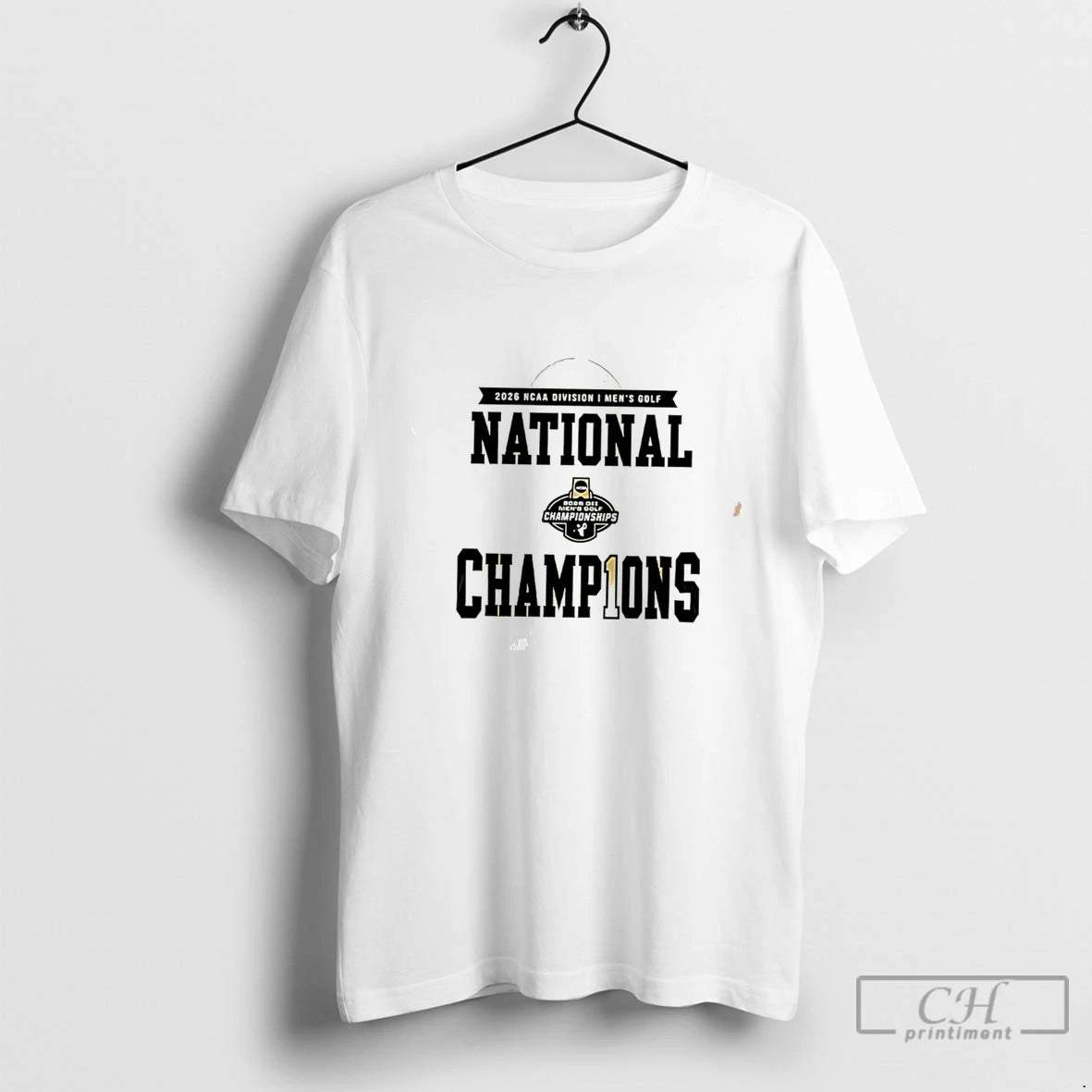 Premium Auburn Mens Golf 2026 Ncaa Nationals Champions Logo Tee