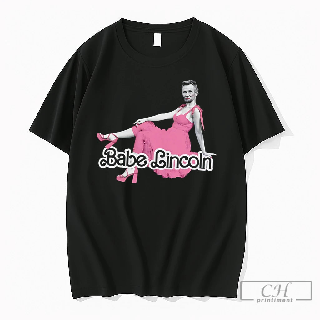 Premium Babe Lincoln 4th Of July America 250 Funny Tee