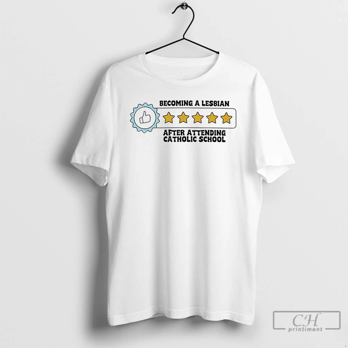 Premium Becoming A Lesbian After Attending Catholic School T-Shirts, Hoodie, Sweatshirt | PrintMintTees.com