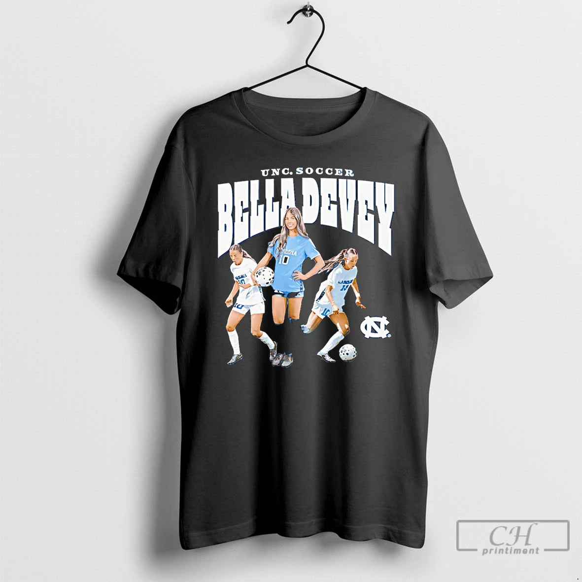 Bella Devey North Carolina Soccer Illustrated T-Shirts, Hoodie, Sweatshirt