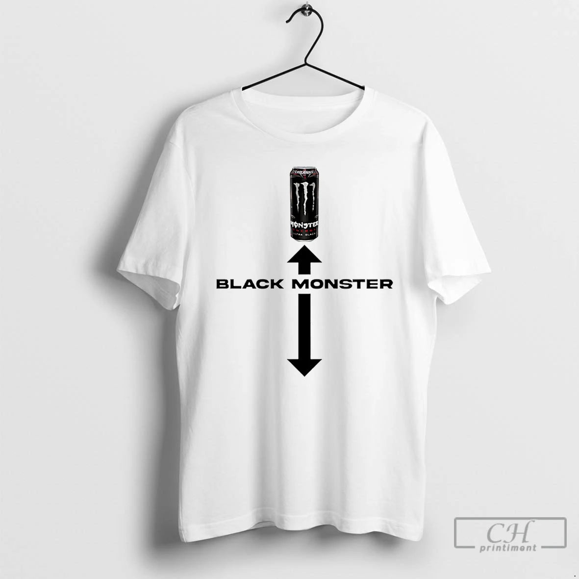 Premium Black Monster Logo T-Shirts, Hoodie, Sweatshirt | PrintMintTees.com