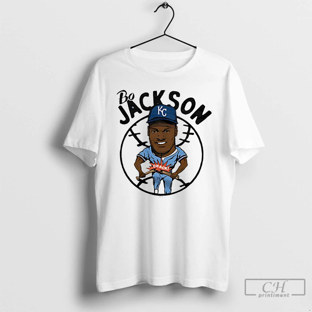 Premium Bo Jackson Kc Royals Superstar Caricature T-Shirts, Hoodie, Sweatshirt | PrintMintTees.com