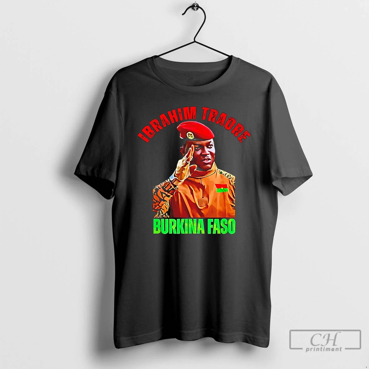 Premium Burkina Faso Ibrahim Traore Thomas Sankara T-Shirts, Hoodie, Sweatshirt | PrintMintTees.com