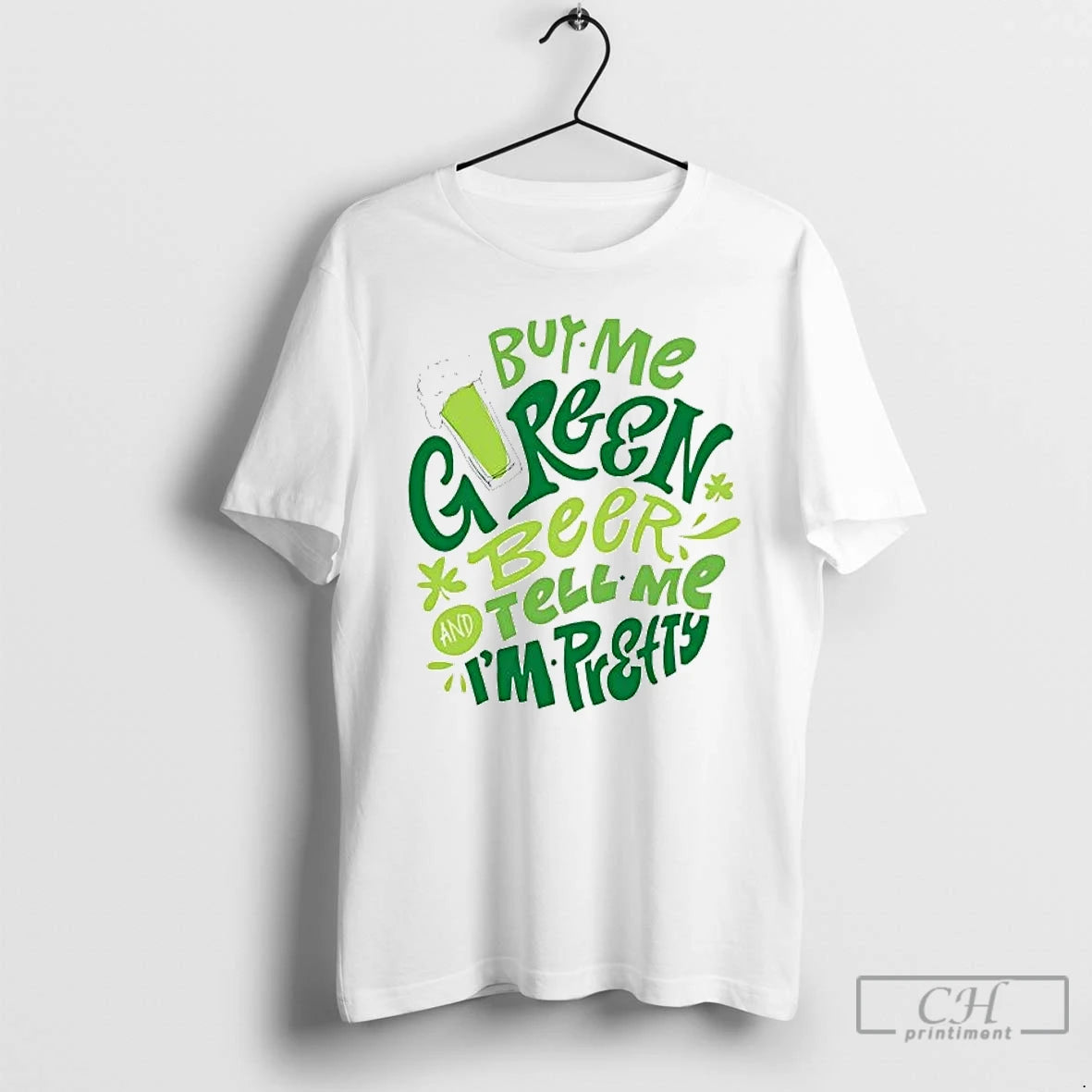 Premium Buy Me Green Beer And Call Me Pretty St Patricks Day T Shirts Sweater Hoodie, Sweatshirt | PrintMintTees.com