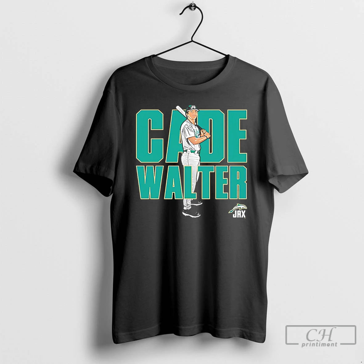 Premium Cade Walter Jacksonville Baseball Ncaa Caricature T-Shirts, Hoodie, Sweatshirt | PrintMintTees.com