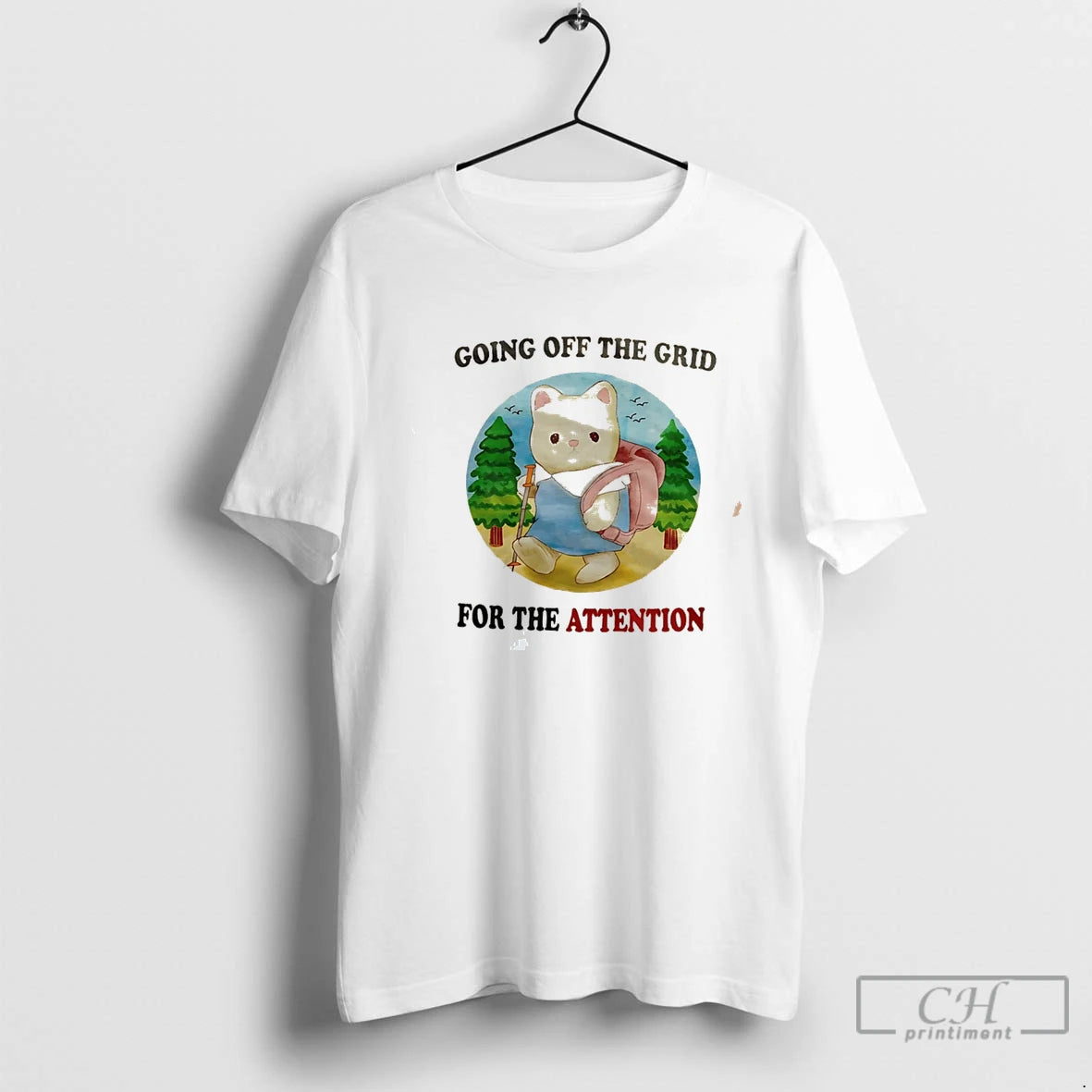 Premium Cat Going Off The Grid For The Attention Tee