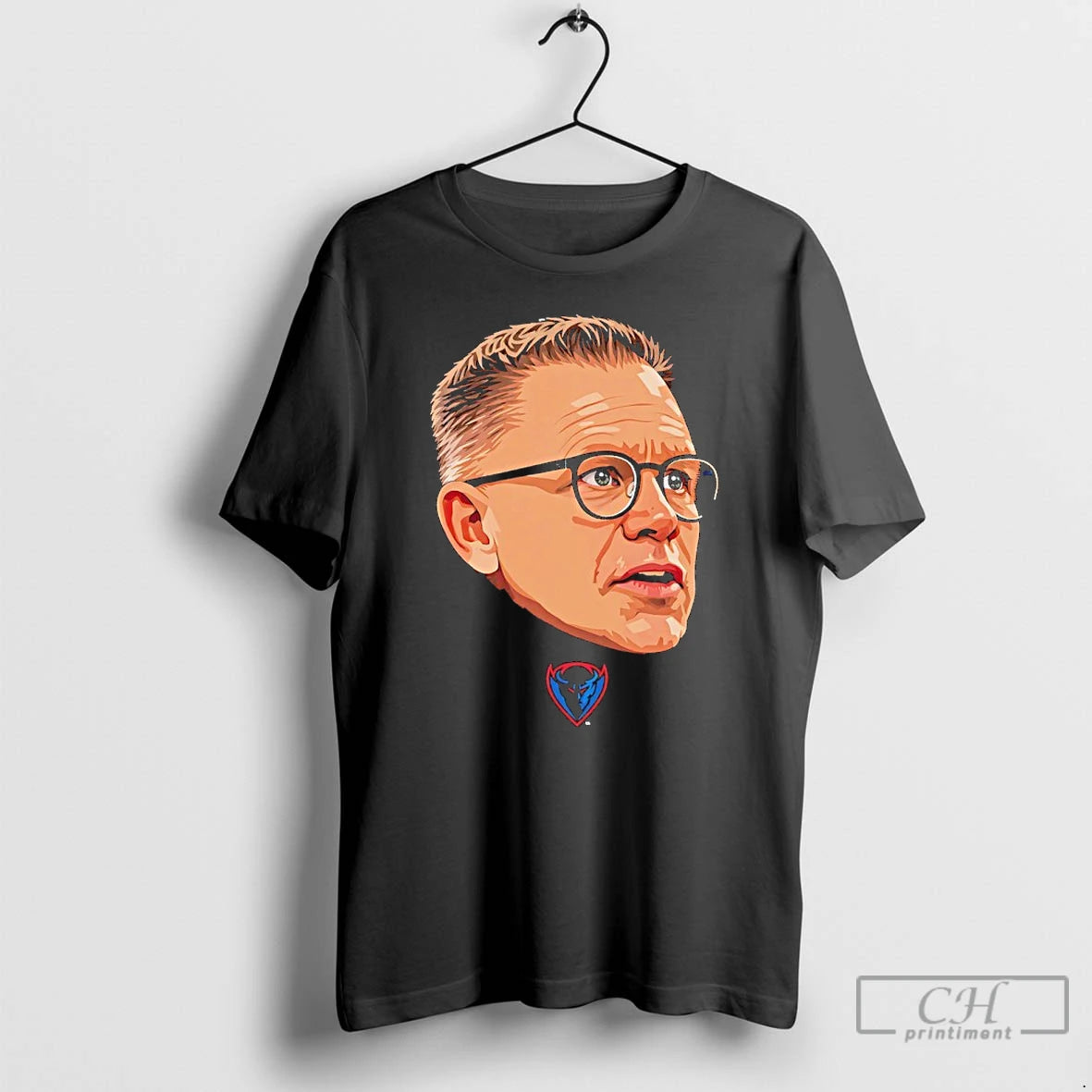 Premium Coach Holtmann Big Head Depaul Blue Demons