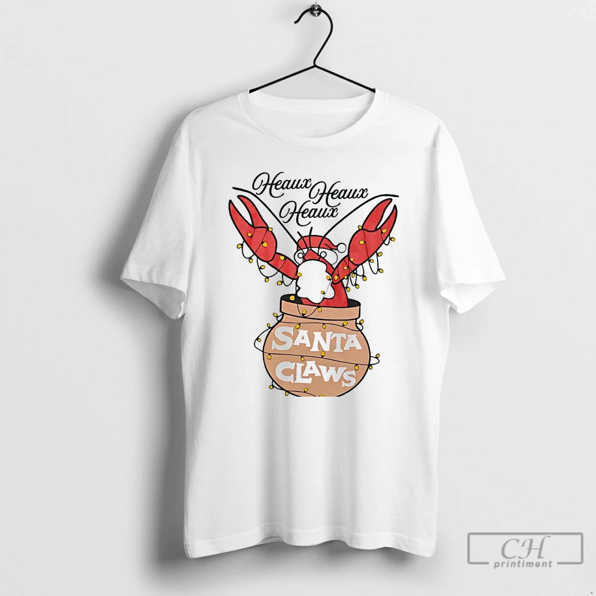 Premium Crawfish Santa Claws Heaux Christmas T-Shirts, Hoodie, Sweatshirt | PrintMintTees.com