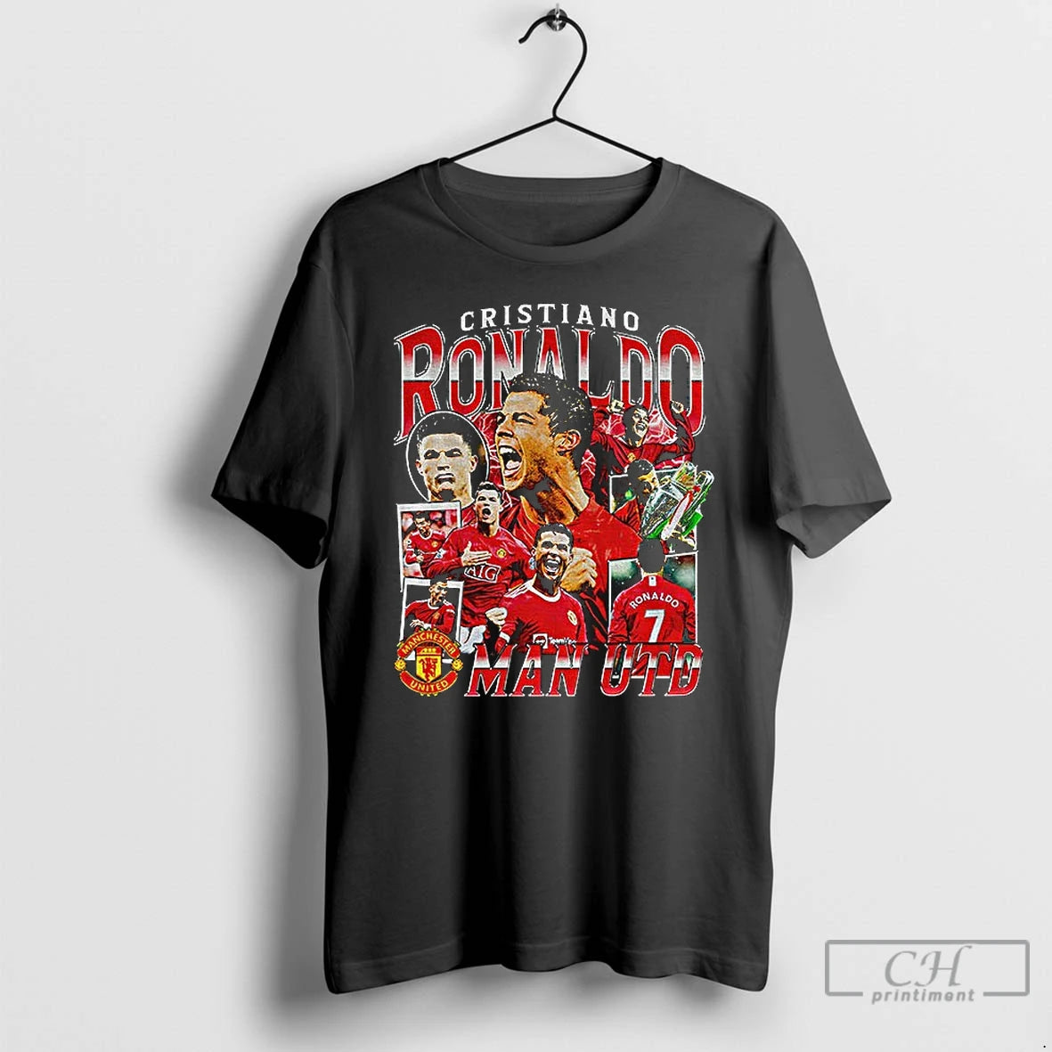 Premium Cristiano Ronaldo Manchester United Man Utd Graphic 2025 Png T-Shirts, Hoodie, Sweatshirt | PrintMintTees.com