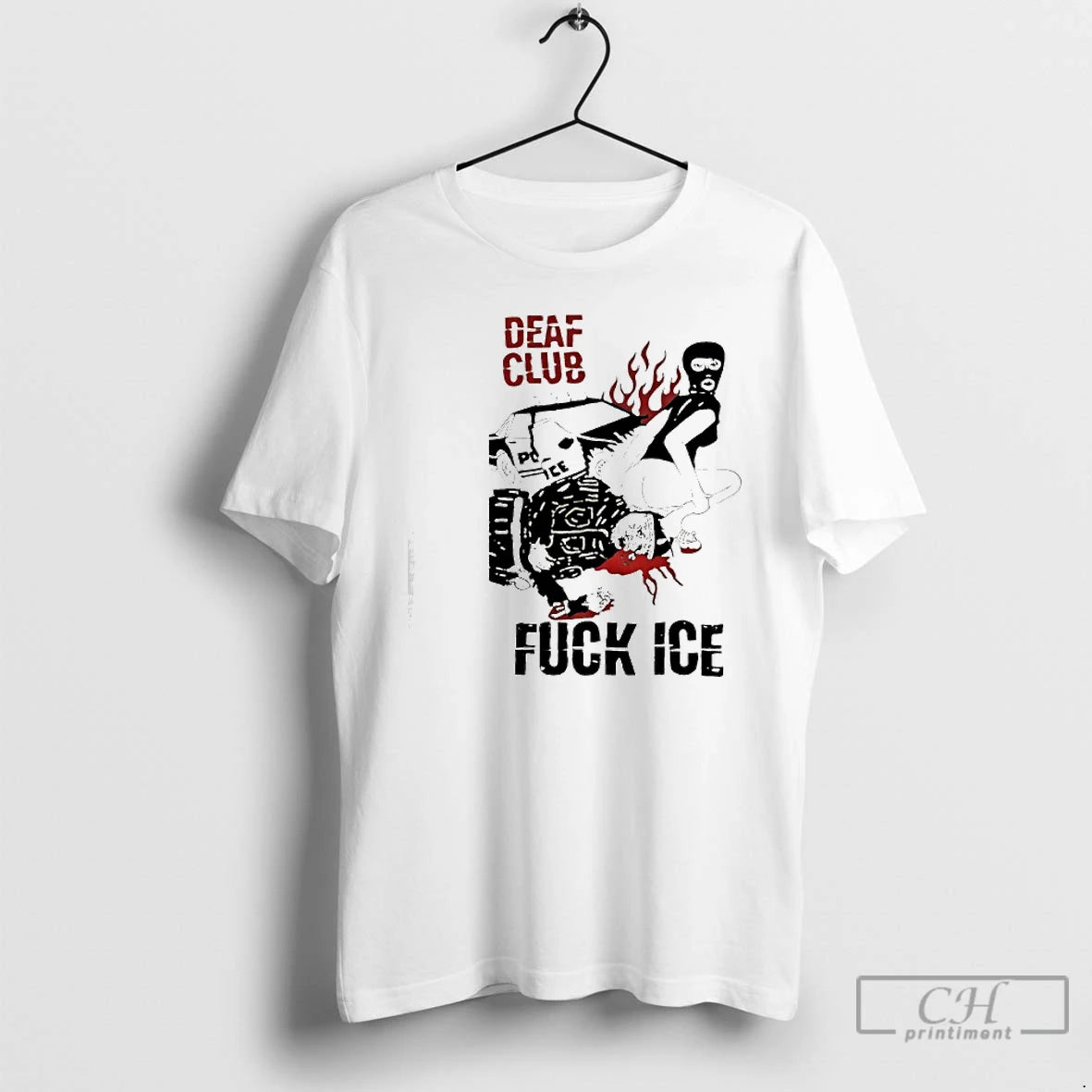 Premium Deaf Club Fuck Ice Funny T-Shirts, Hoodie, Sweatshirt | PrintMintTees.com