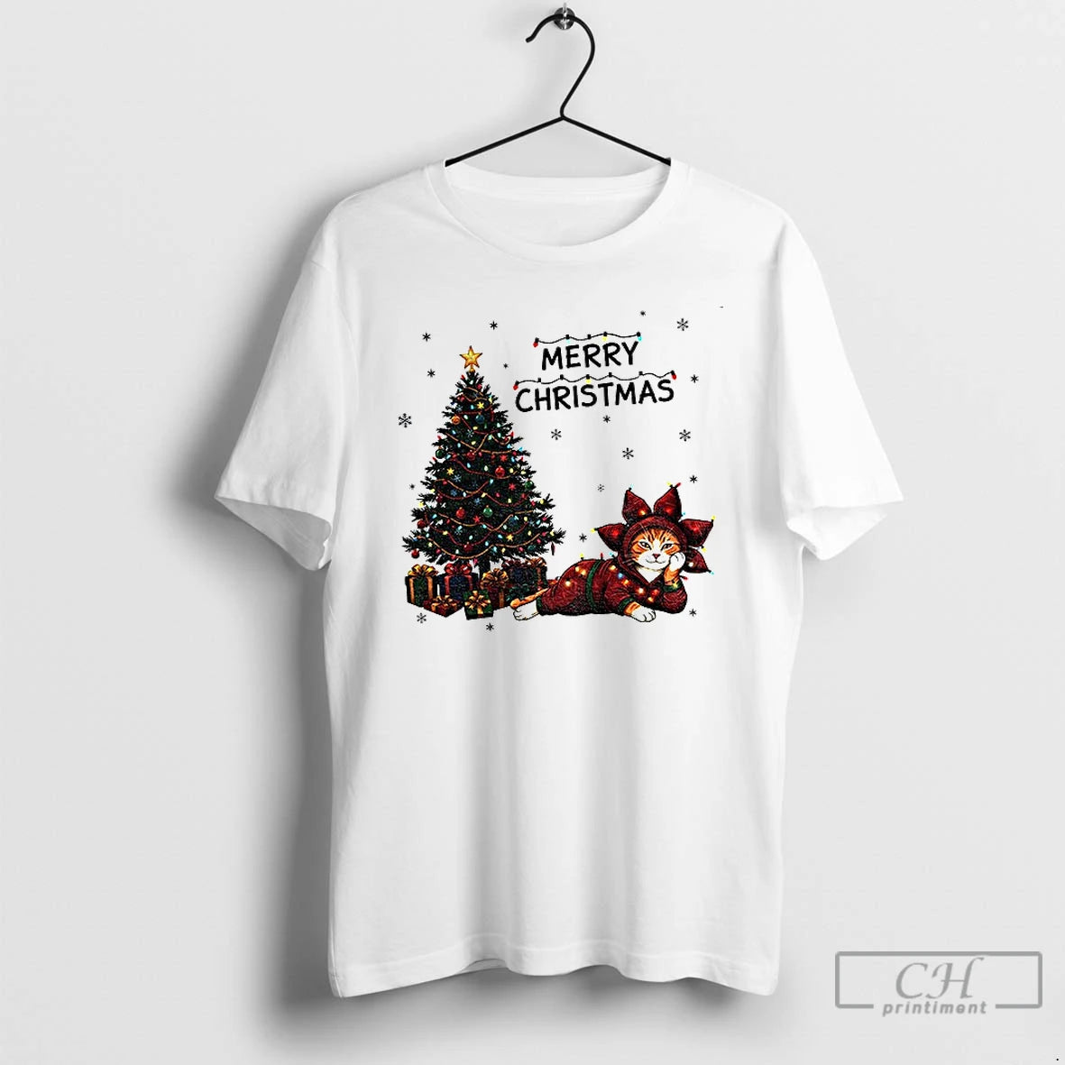 Premium Democat Christmas Tree Lights Democrat Merry Christmas T-Shirts, Hoodie, Sweatshirt | PrintMintTees.com