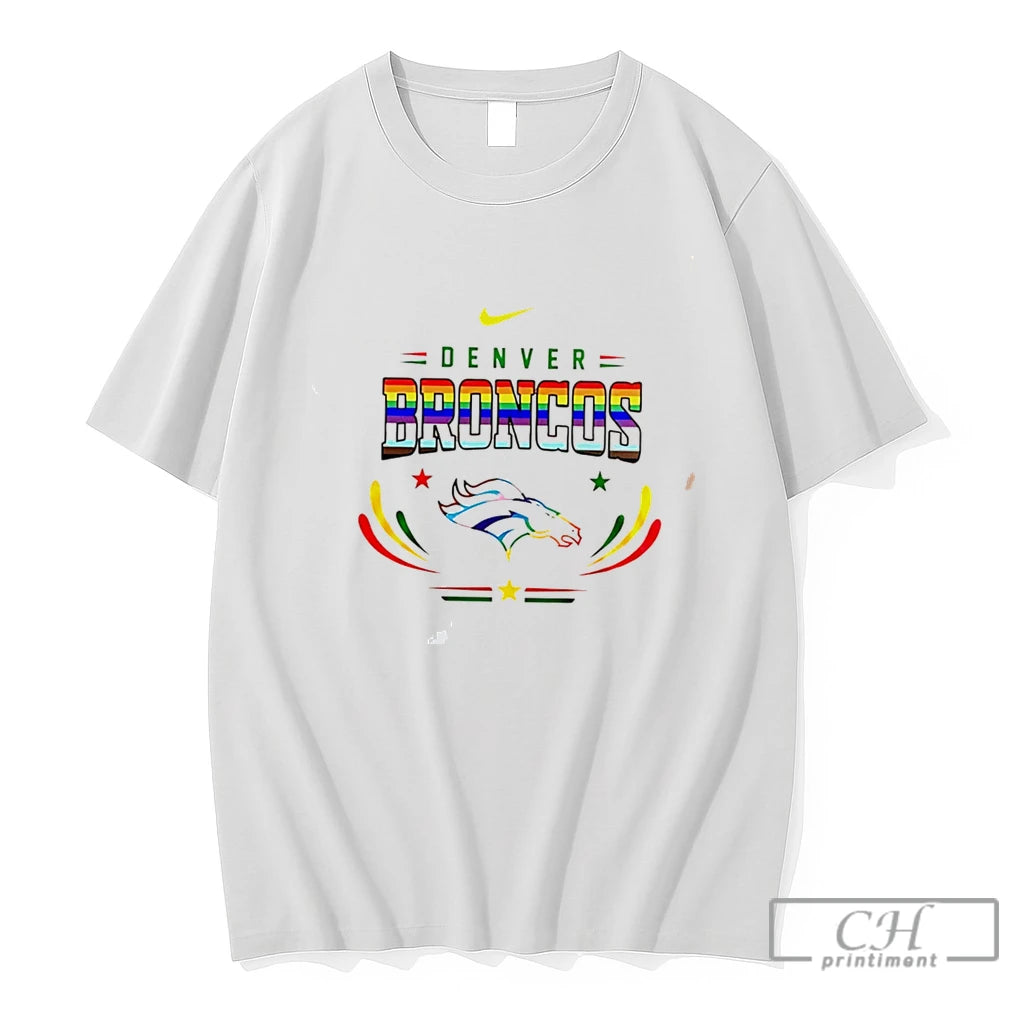 Premium Denver Broncos Pride Month 2026 Lgbt Love X Nfl Game Tee T Shirts Sweater