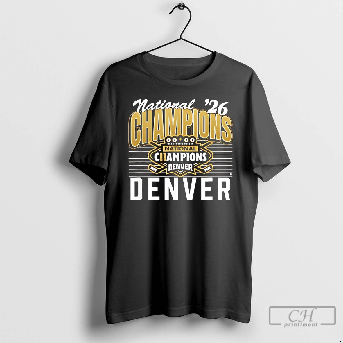 Premium Denver Pioneers Mens Ice Hockey National Champions 2026 Logo