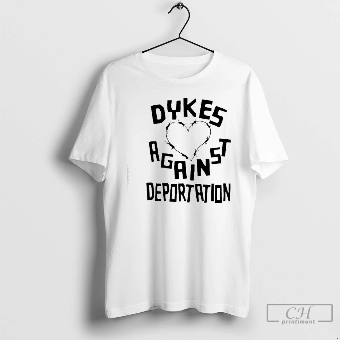 Premium Dykes Against Deportation Queer Immigrant Solidarity T-Shirts, Hoodie, Sweatshirt | PrintMintTees.com