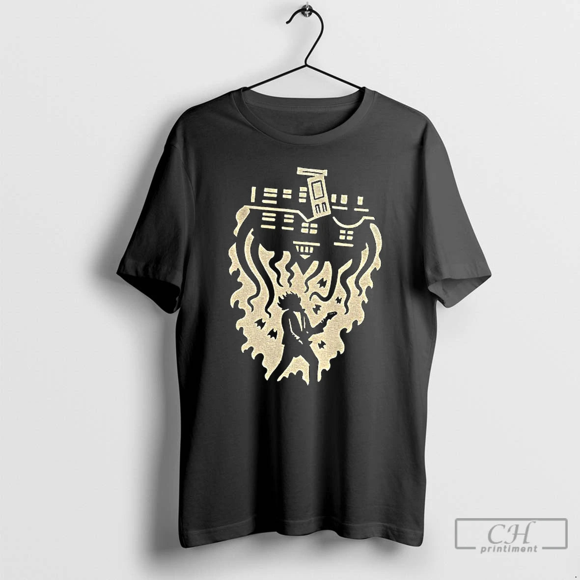 Premium Eddie Vibes Upside Down Stranger House Christmas Png T-Shirts, Hoodie, Sweatshirt | PrintMintTees.com