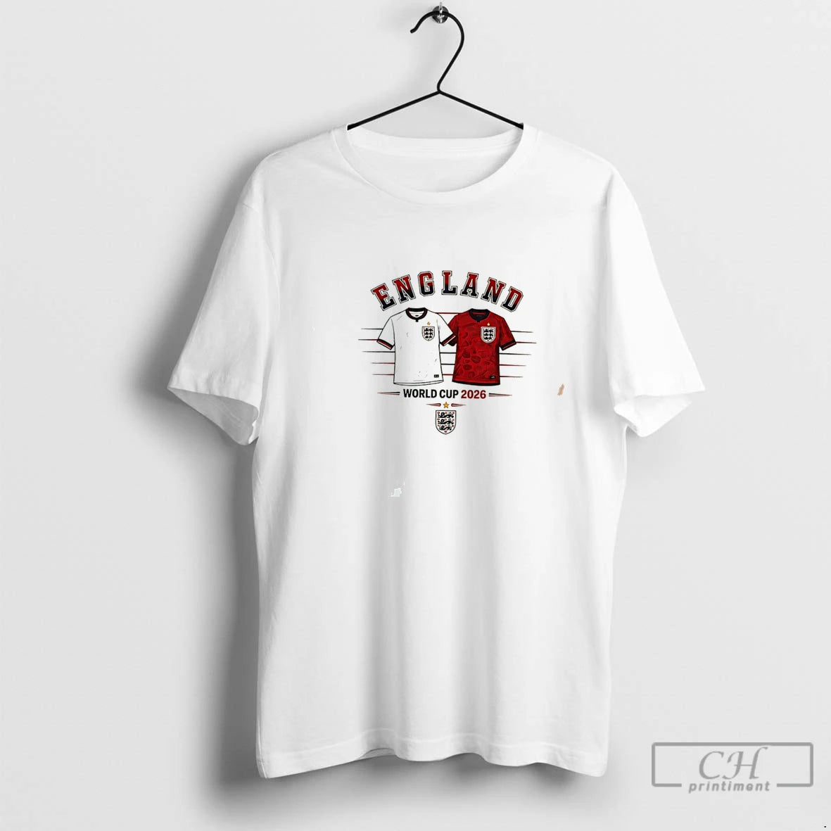 Premium England World Cup 2026 Graphic Tee