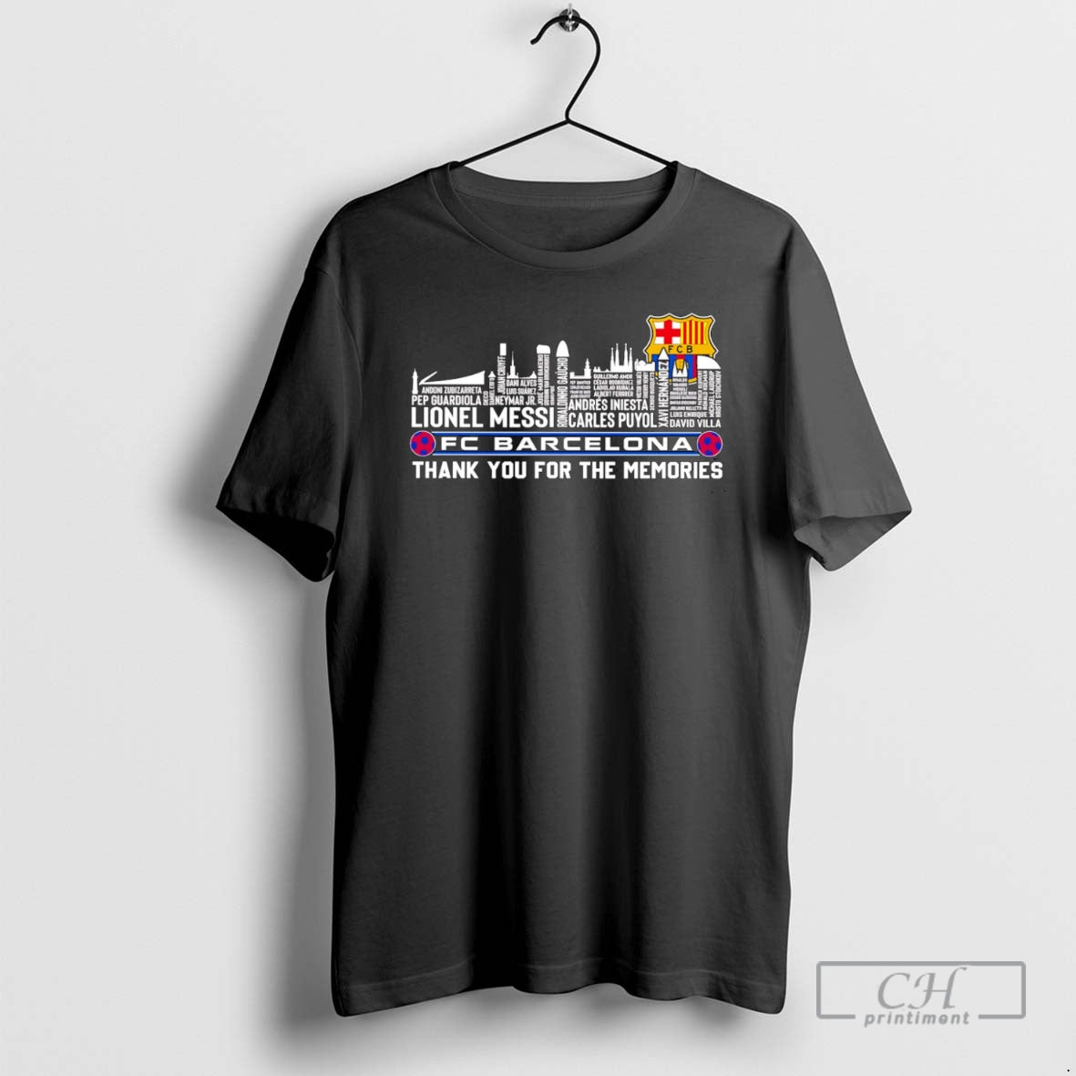 Premium Fc Barcelona Thank You For The Memories Name Shirt Sweater Hoodie, Sweatshirt | PrintMintTees.com