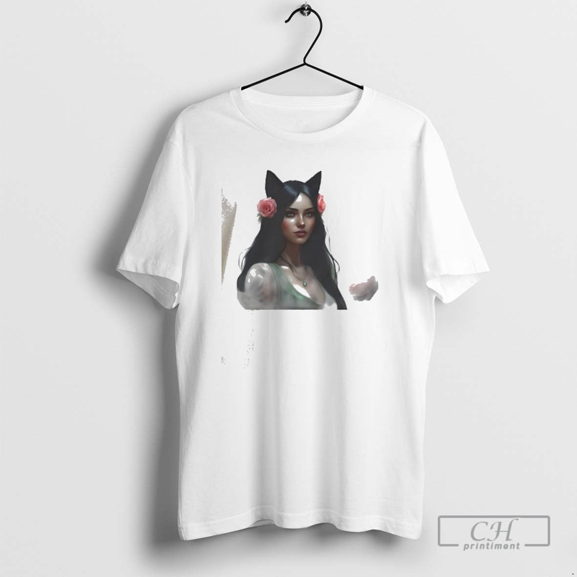 Premium Flower Cat Girl Shirt Sweater Hoodie, Sweatshirt | PrintMintTees.com