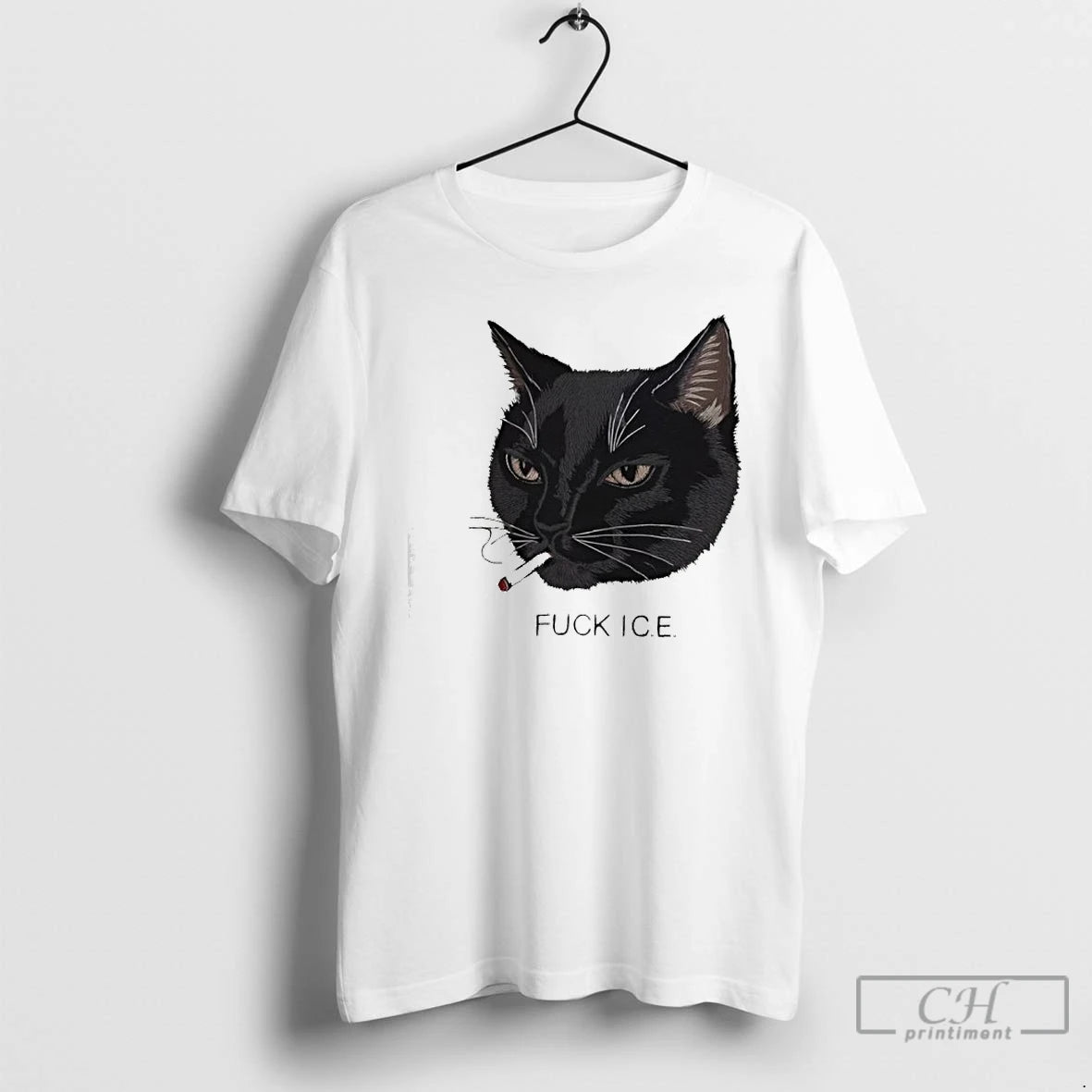Premium Fuck Ice Smoking Cat T-Shirts, Hoodie, Sweatshirt | PrintMintTees.com