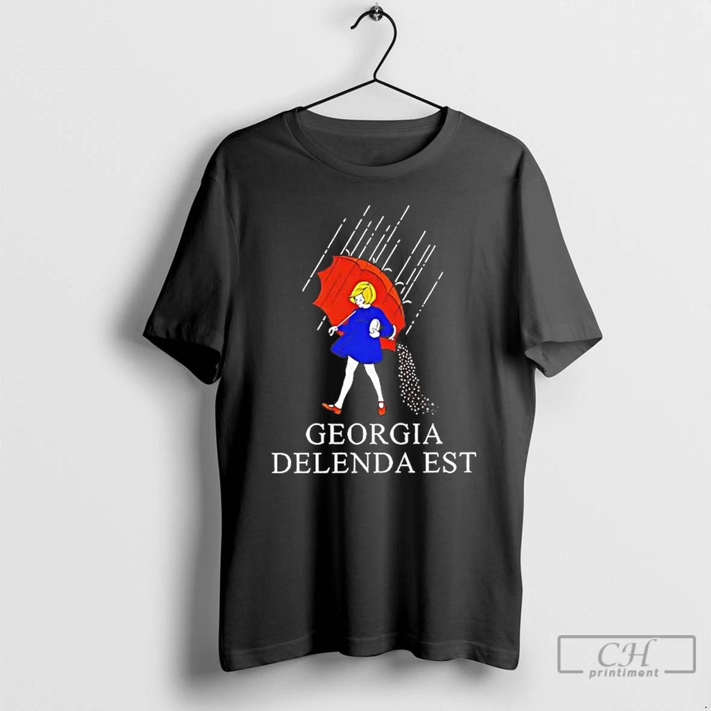 Premium Georgia Delenda Est Salt Girl 2026 T-Shirts, Hoodie, Sweatshirt | PrintMintTees.com