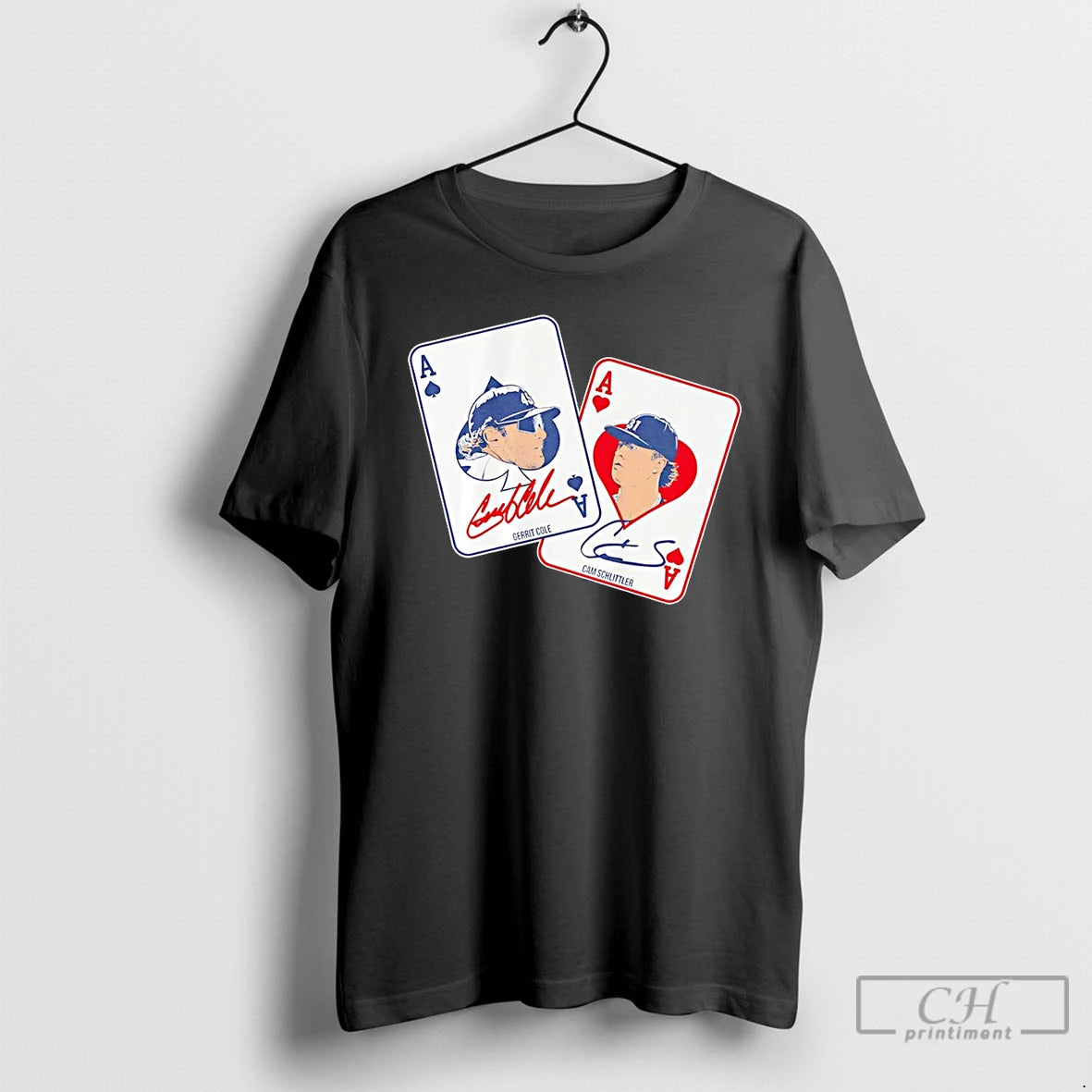 Premium Gerrit Cole And Cam Schlittler Baseball Player Ace Cards Print Mens T Shirts Sweater