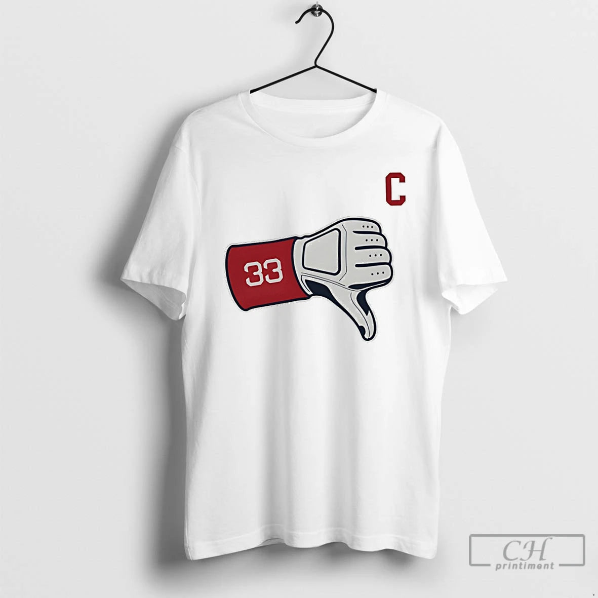 Premium Glove Thumbs Down Hunter Gaddis 33 Cleveland Guardians Baseball Mlb 2026 T Shirts Sweater