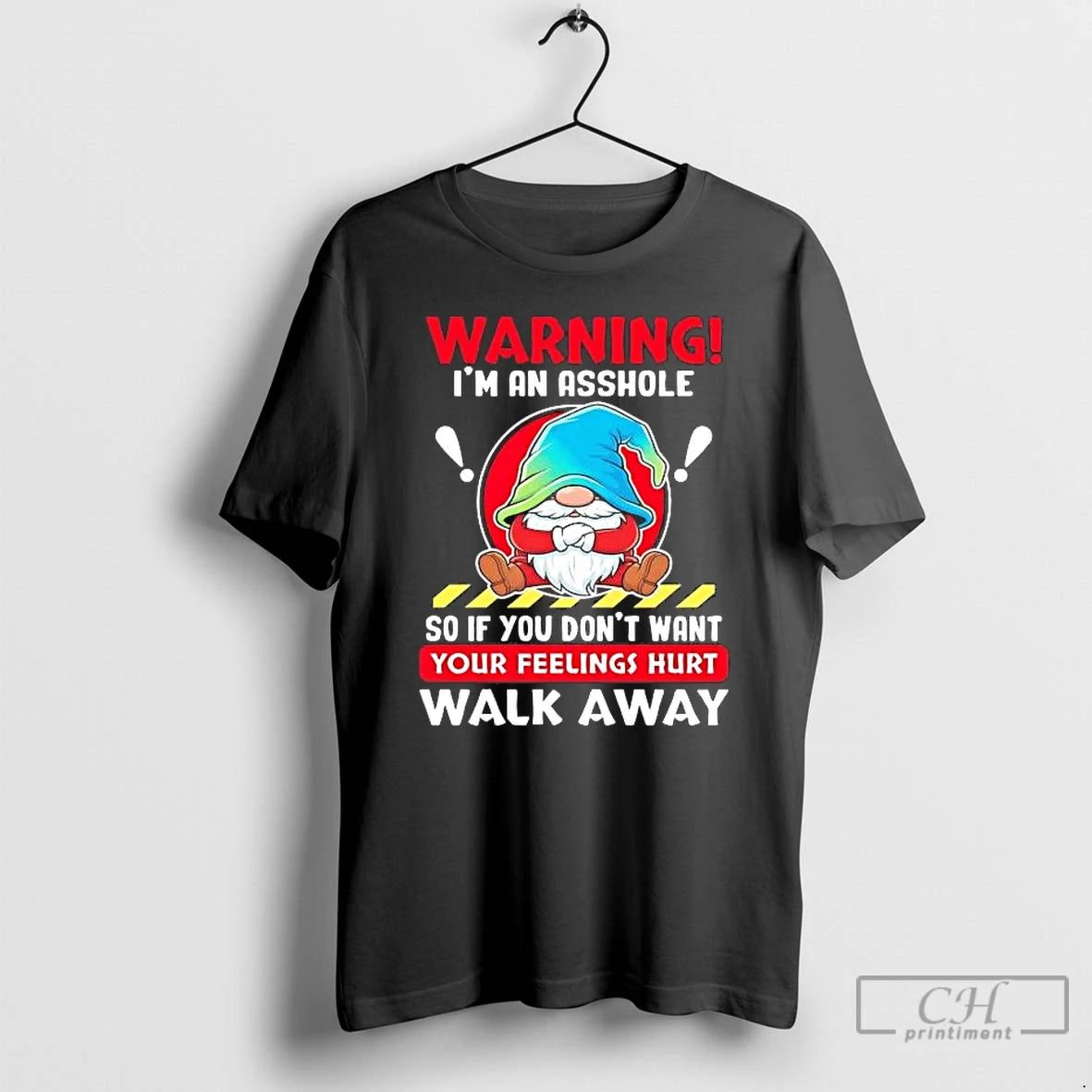 Premium Gnome Warning Im An Asshole So If You Dont Want Your Feelings Hurt T-Shirts, Hoodie, Sweatshirt | PrintMintTees.com