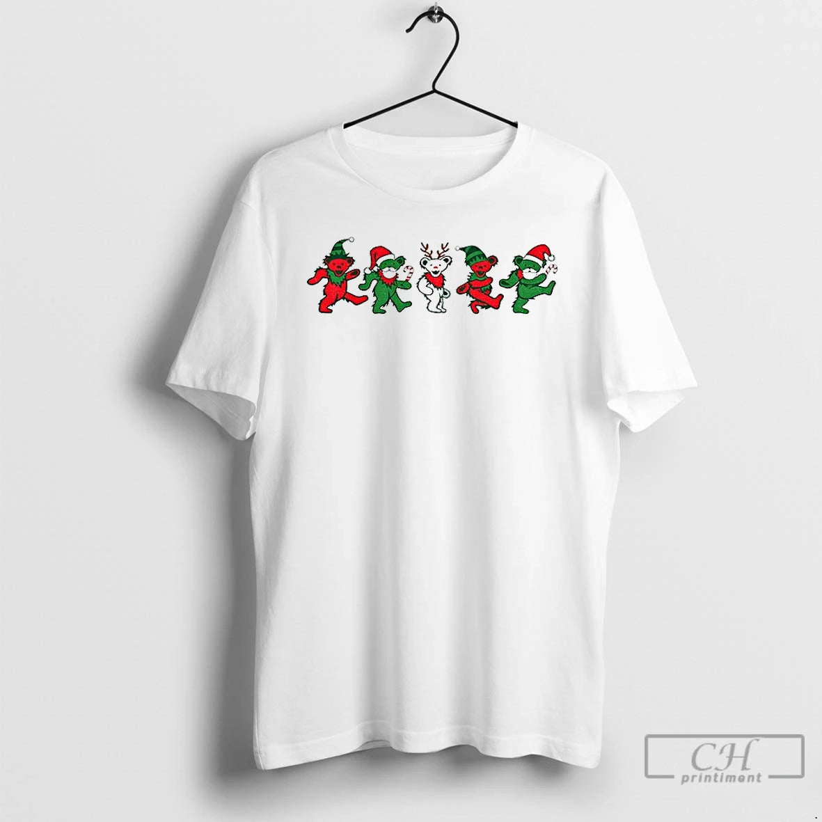 Premium Grateful Dead Dancing Bears Gildan Merry Christmas T-Shirts, Hoodie, Sweatshirt | PrintMintTees.com