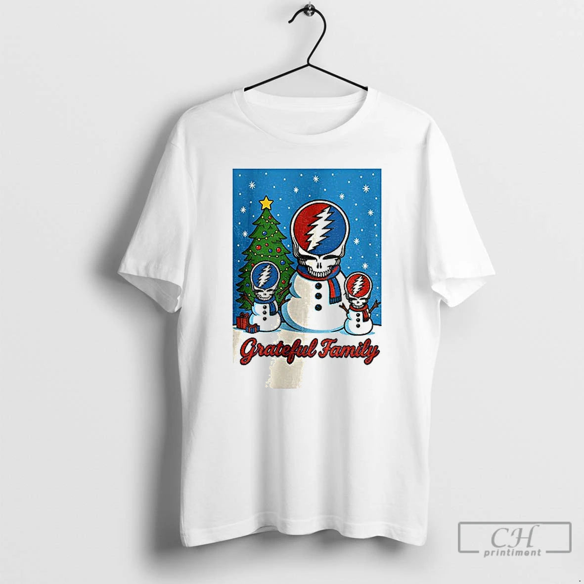 Premium Grateful Dead Snowmen Grateful Family Merry Christmas T-Shirts, Hoodie, Sweatshirt | PrintMintTees.com