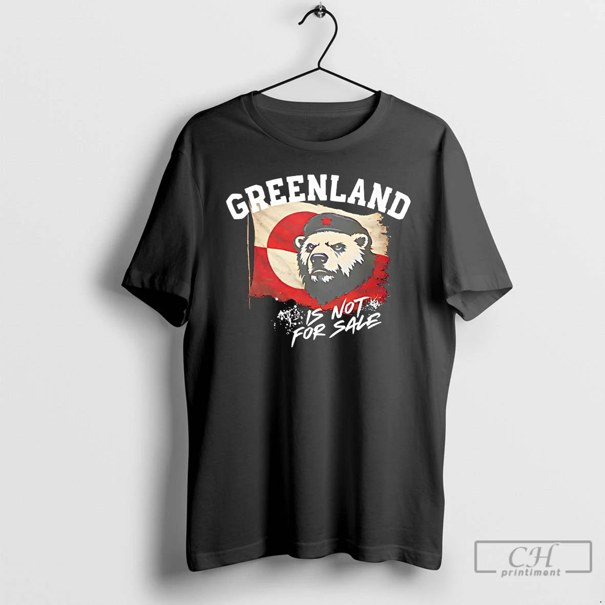 Premium Greenland Is Not For Sale Icebear Flag T-Shirts, Hoodie, Sweatshirt | PrintMintTees.com