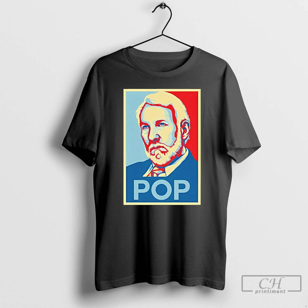 Premium Gregg Popovich Pop San Antonio Spurs Basketball Hope Parody Style