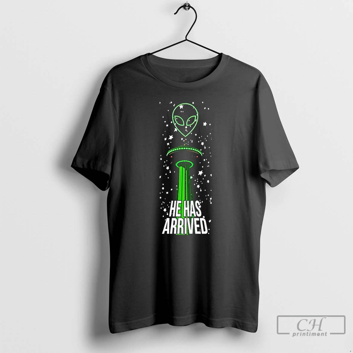 Premium He Has Arrived Alien Victor Wembanyama San Antonio Spurs Basketball Nba 2026 T Shirts
