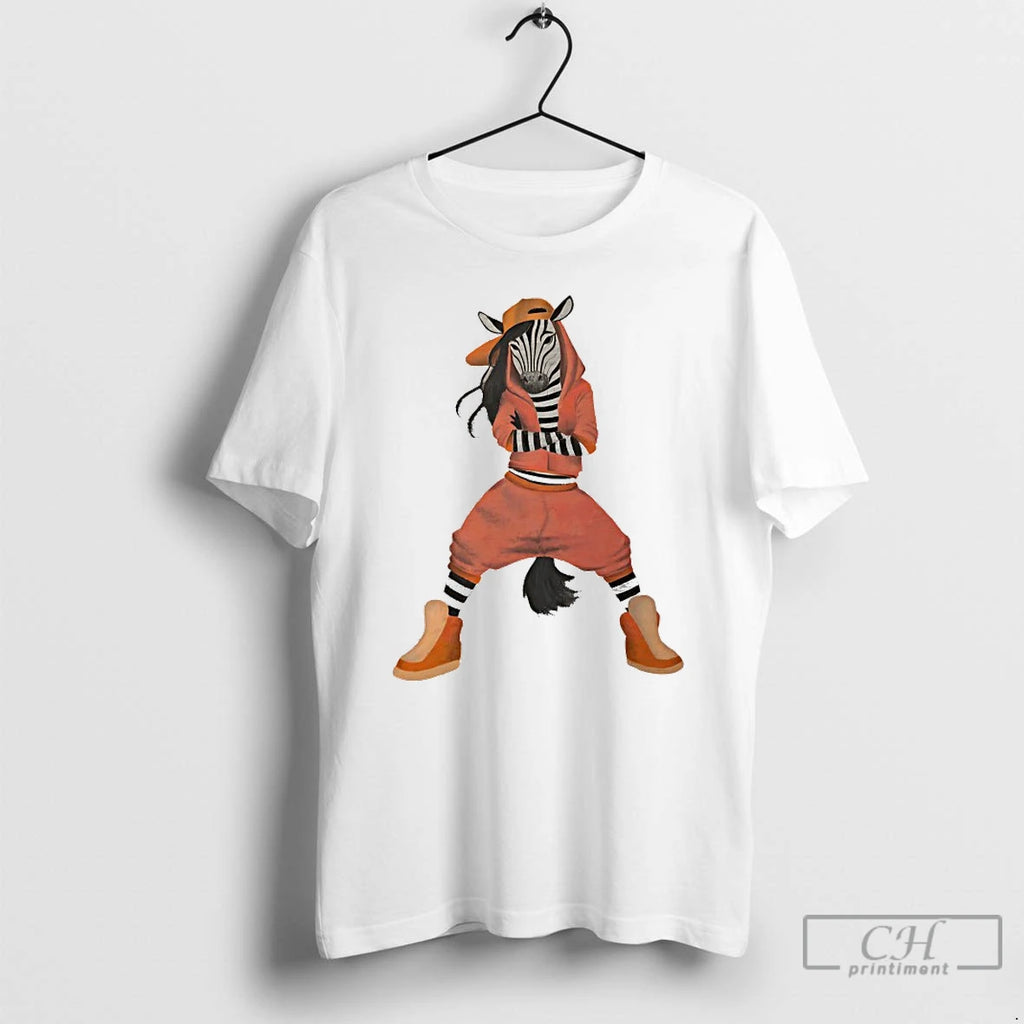 Premium Hip Hop Zebra Painted T-Shirts, Hoodie, Sweatshirt | PrintMintTees.com