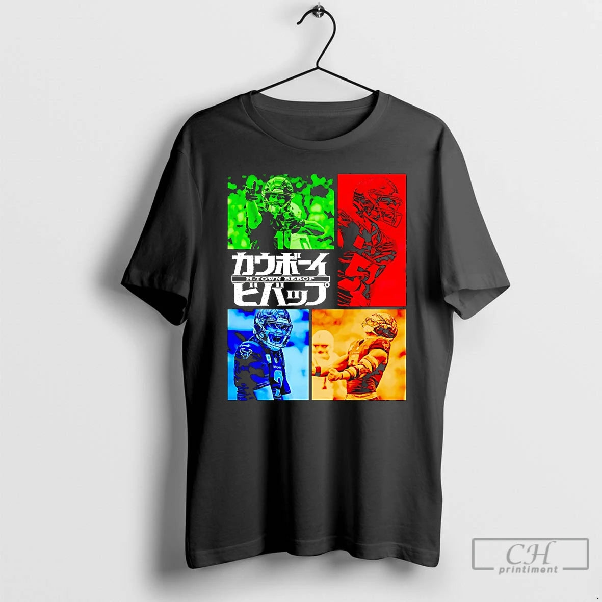 Premium Houston Texans H Town Bebop Space Cowboy T-Shirts, Hoodie, Sweatshirt | PrintMintTees.com