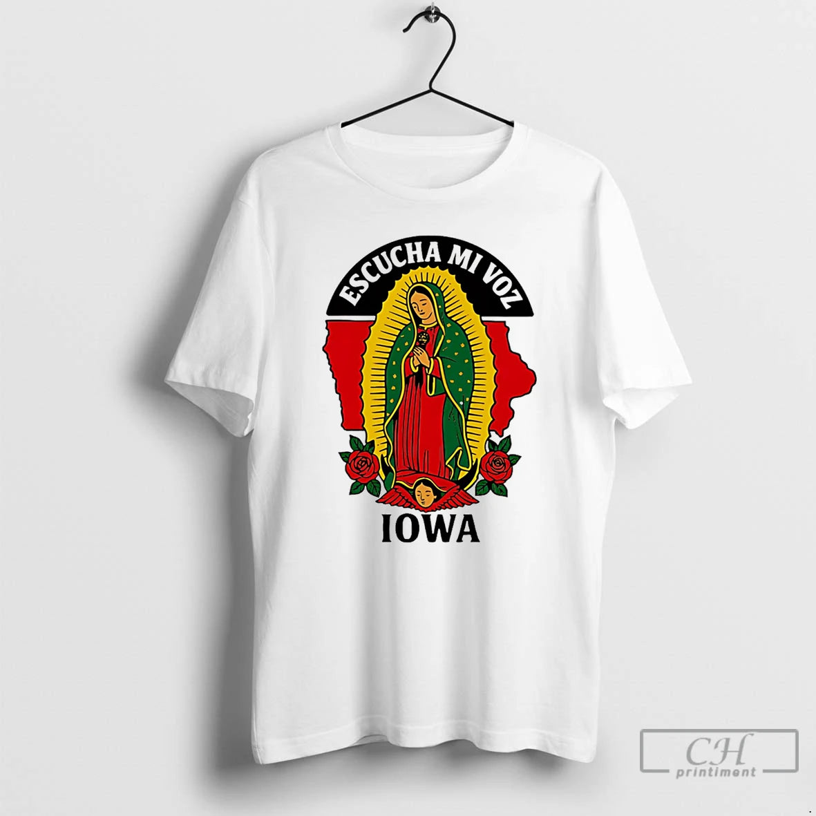 Premium Ice Out Of Iowa Our Lady Of Guadalupe T-Shirts, Hoodie, Sweatshirt | PrintMintTees.com