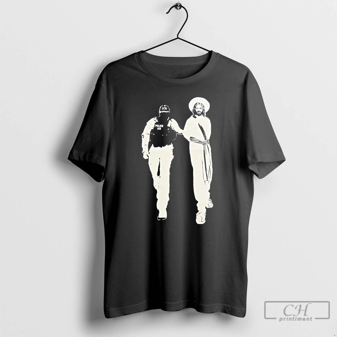 Premium Ice Detaining Jesus T-Shirts, Hoodie, Sweatshirt | PrintMintTees.com