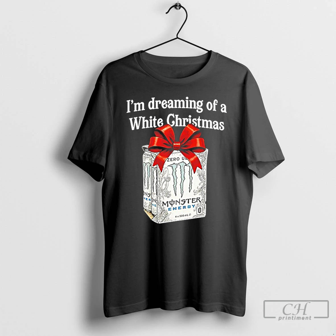Premium Im Dreaming Of A White Christmas Monster T-Shirts, Hoodie, Sweatshirt | PrintMintTees.com