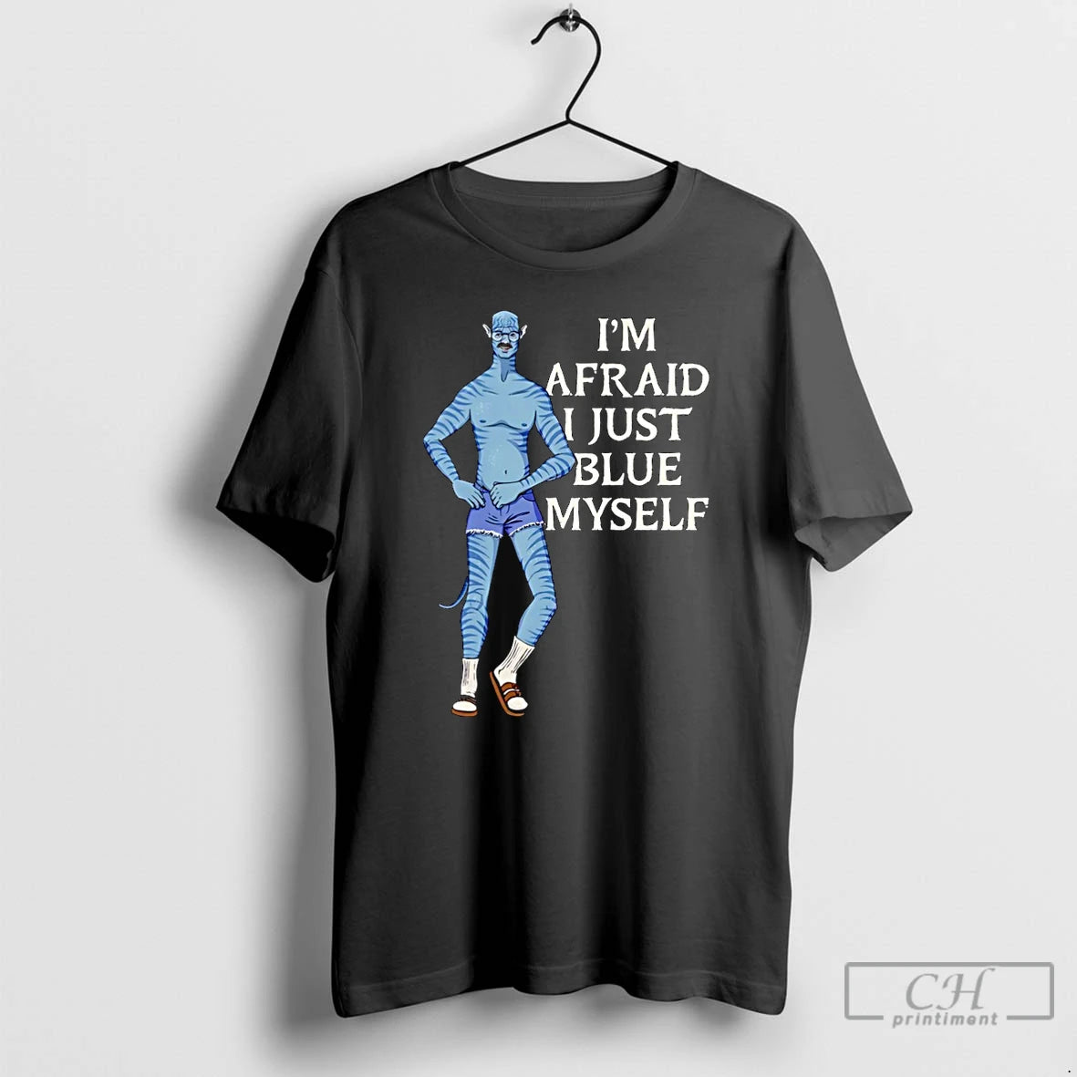 Premium Im Afraid I Just Blue Myself Christmas T-Shirts, Hoodie, Sweatshirt | PrintMintTees.com