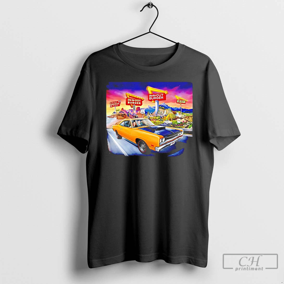 Premium In N Out Burger Route 66 T-Shirts, Hoodie, Sweatshirt | PrintMintTees.com