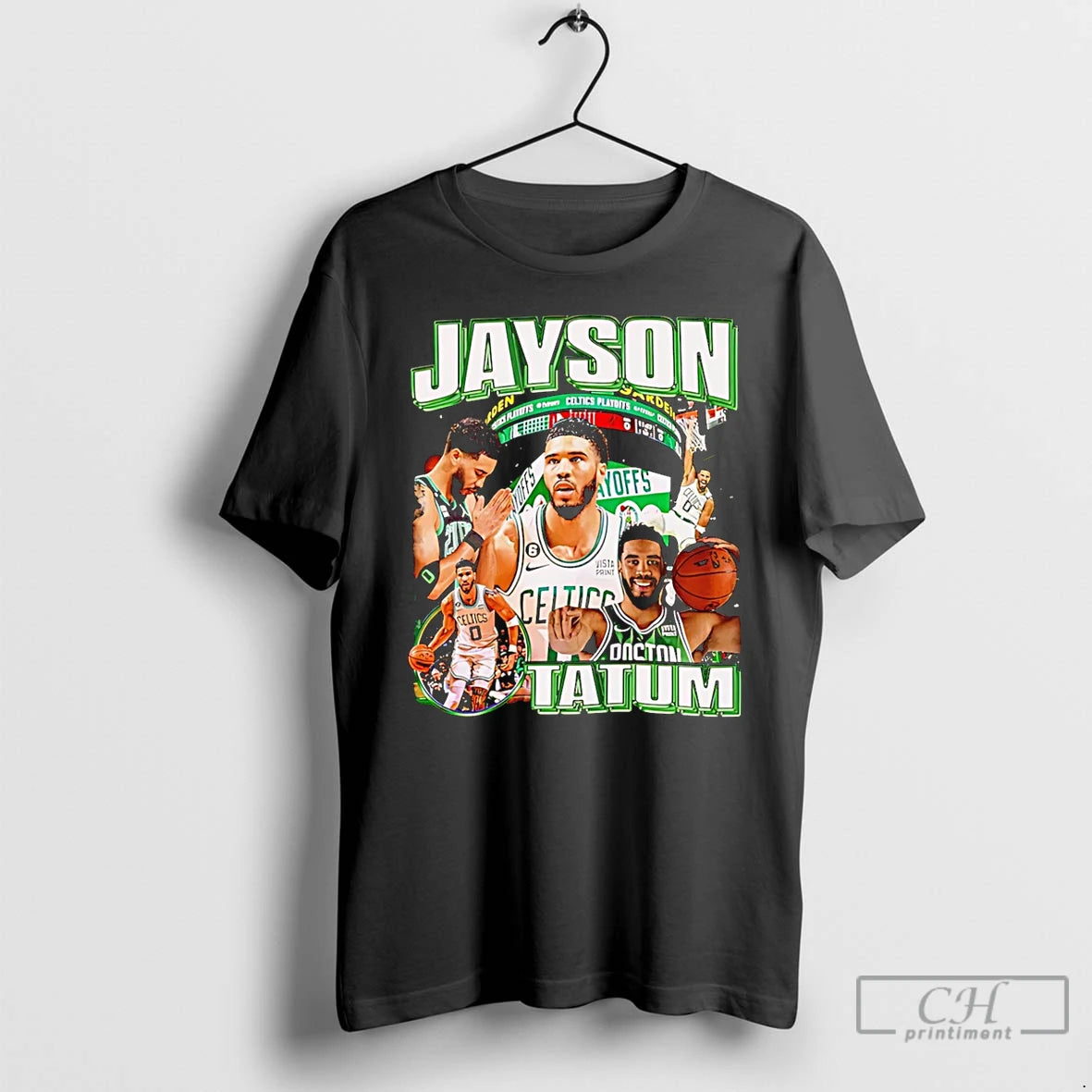 Premium Jayson Tatum Boston Celtics Player Collage T-Shirts, Hoodie, Sweatshirt | PrintMintTees.com