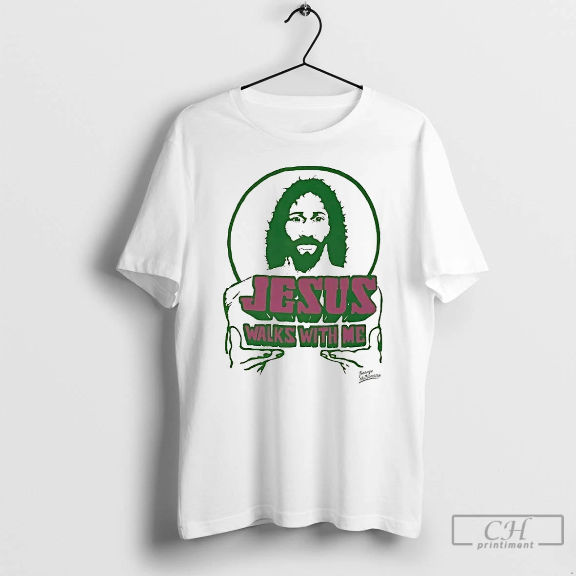 Premium Jesus Walks With Me T-Shirts, Hoodie, Sweatshirt | PrintMintTees.com