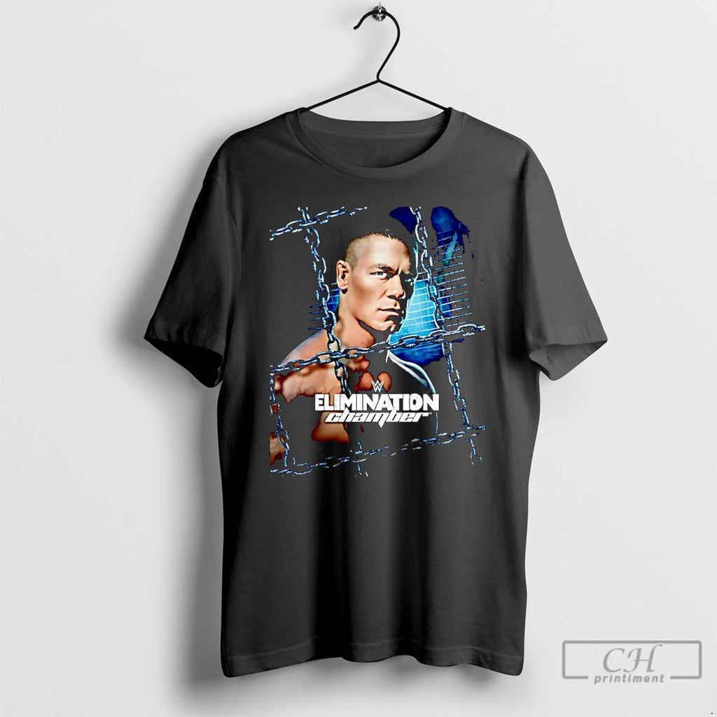 Premium John Cena Elimination Chamber Graphic Christmas T-Shirts, Hoodie, Sweatshirt | PrintMintTees.com