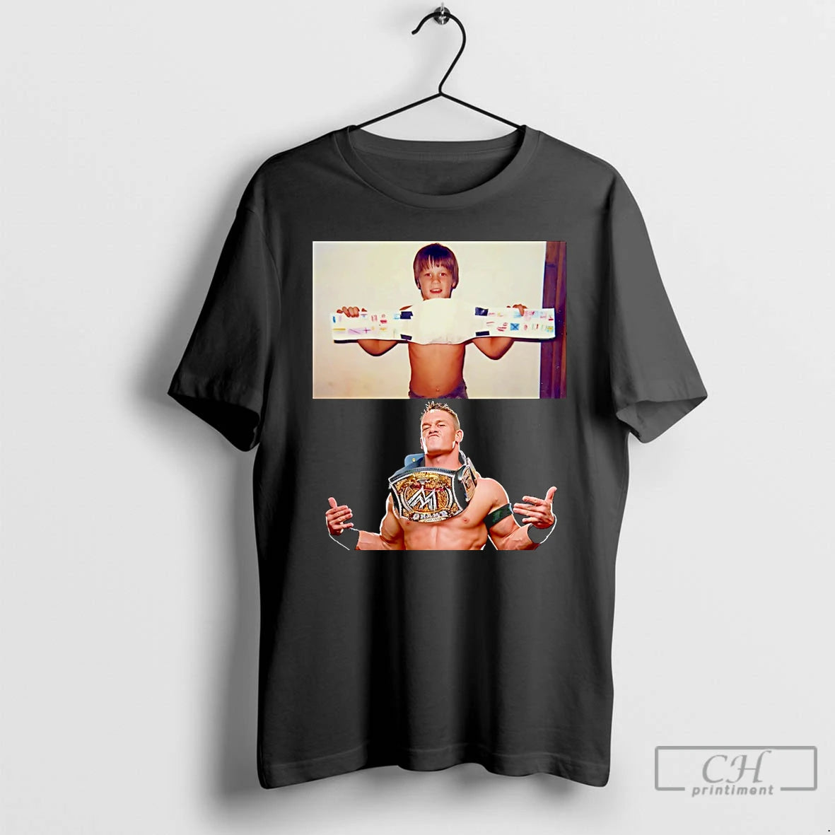 Premium John Cena As A Child And Now Christmas T-Shirts, Hoodie, Sweatshirt | PrintMintTees.com