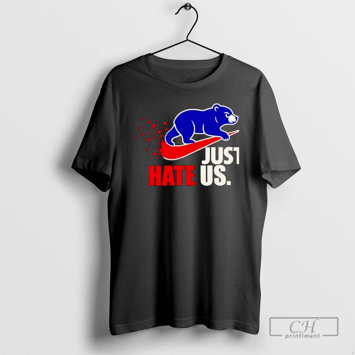 Premium Just Hate Us Chicago Cubs Shirt Sweater Hoodie, Sweatshirt | PrintMintTees.com